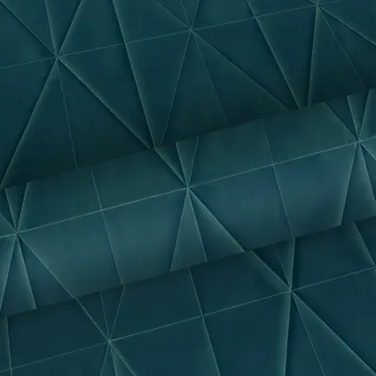 Origin Wallcoverings eco-texture vliesbehangpapier origami motief donkerblauw 6
