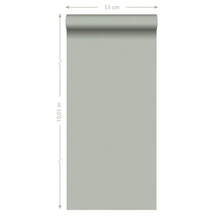 ESTAhome behangpapier effen denim jeans structuur groen grijs - 0,53 x 10,05 m 7