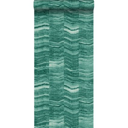 Origin Wallcoverings behangpapier marmer motief smaragd groen - 53 cm x 10,05 m