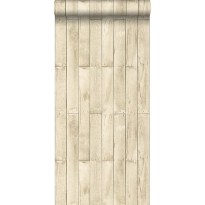 ESTAhome papier peint imitation bois beige - 53 cm x 10,05 m - 137743