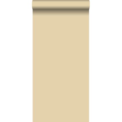 ESTAhome behang effen beige - 53 cm x 10,05 m - 137011