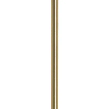 QAZQA Art Deco vloerlamp goud met glas 3-lichts - Ayesha 6