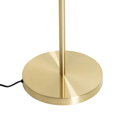 QAZQA Art Deco vloerlamp goud met glas 3-lichts - Ayesha 9