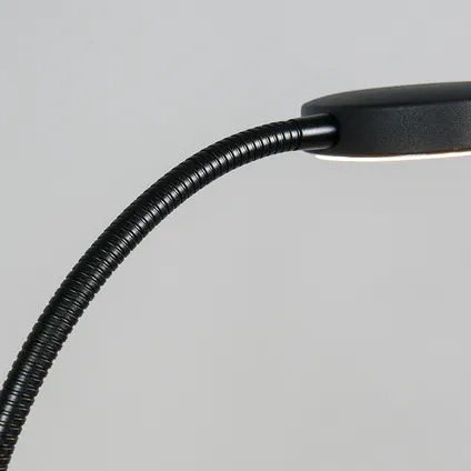QAZQA Moderne vloerlamp zwart incl. LED - Trax 3