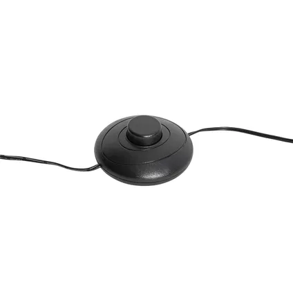 QAZQA Lampadaire design noir avec LED - Bomba 8