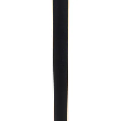 QAZQA Vloerlamp zwart incl. LED met touch dimmer 3-staps dimbaar - Line-up 8