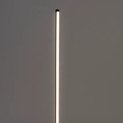 QAZQA Vloerlamp zwart incl. LED met touch dimmer 3-staps dimbaar - Line-up 9