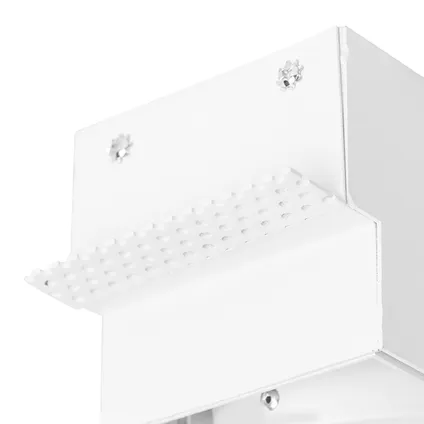 QAZQA Set van 3 inbouwspots wit GU10 kantelbaar trimless 2-lichts - Oneon 6