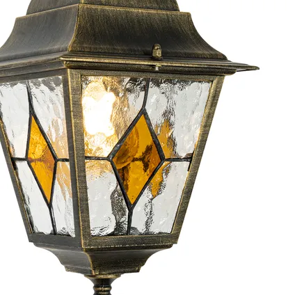 QAZQA Lampe suspendue d'extérieur vintage or antique - Antigua 2