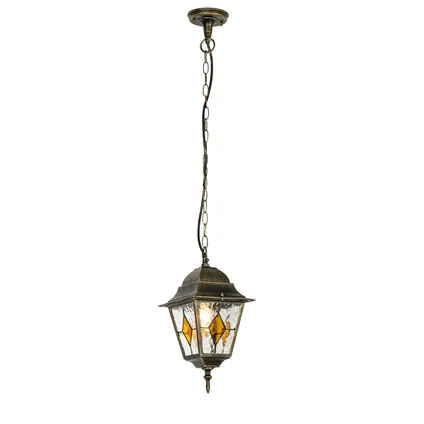 QAZQA Lampe suspendue d'extérieur vintage or antique - Antigua 3