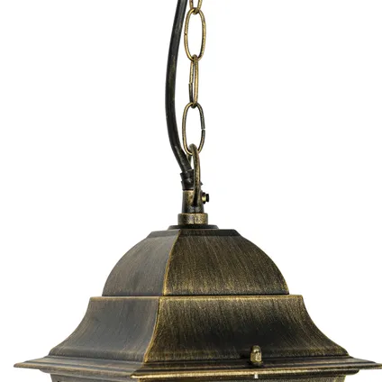 QAZQA Lampe suspendue d'extérieur vintage or antique - Antigua 5