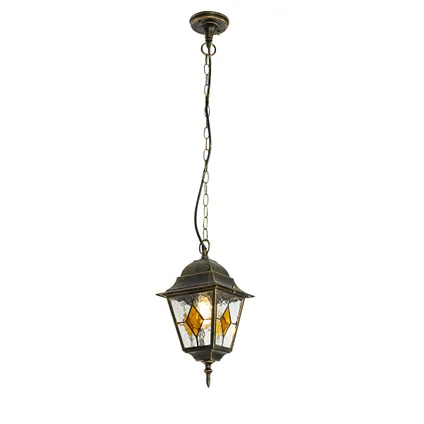 QAZQA Lampe suspendue d'extérieur vintage or antique - Antigua 9