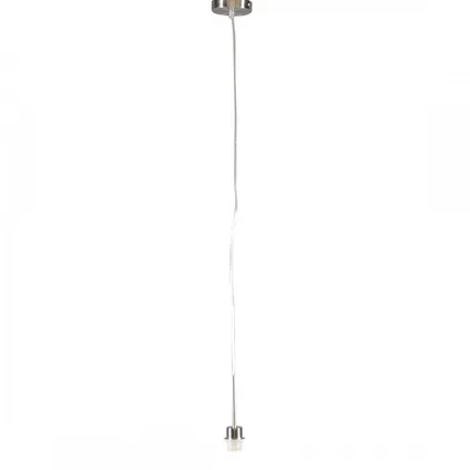 QAZQA Hanglamp staal zonder kap - Combi 1