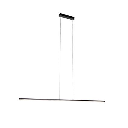 Moderne zwarte hanglamp 150 cm incl. LED - Banda
