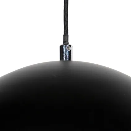 QAZQA Industriële hanglampen zwart met goud 2-lichts - Magna Eglip 2