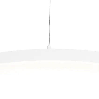 QAZQA Suspension design blanche 60 cm avec LED dimmable en 3 étapes - Anello 5
