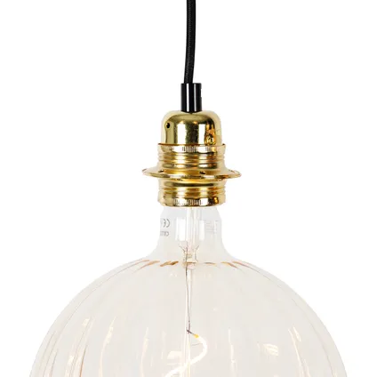 QAZQA Hanglamp goud 5-lichts incl. LED amber dimbaar - Cava Luxe 2