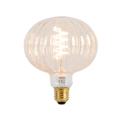 QAZQA Hanglamp goud 5-lichts incl. LED amber dimbaar - Cava Luxe 5