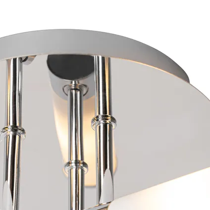 QAZQA Moderne badkamer plafondlamp chroom 3-lichts IP44 - Bath 5