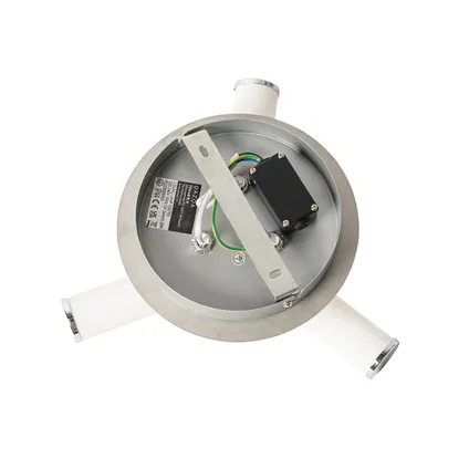 Plafonnier de salle de bain moderne chrome 3 lumières IP44 - Bath 9