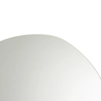 QAZQA Miroir de salle de bain 80 cm avec LED dim pour réchauffer et variateur tactile - Biba 5