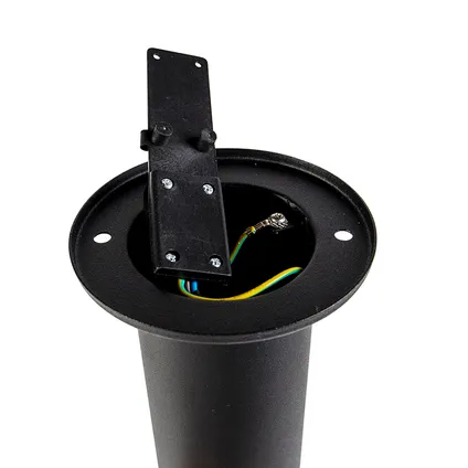 QAZQA Lampe d'extérieur moderne noire 40 cm IP44 avec LED - Roxy 9