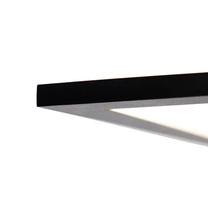 QAZQA Moderne plafondlamp zwart incl. LED 40 cm - Liv 2