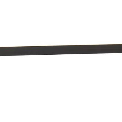 QAZQA Moderne plafondlamp zwart incl. LED 40 cm - Liv 3