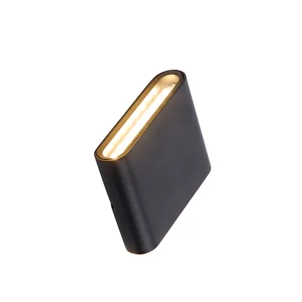 QAZQA Moderne buiten wandlamp zwart 11,5 cm incl. LED IP65 - Batt 9