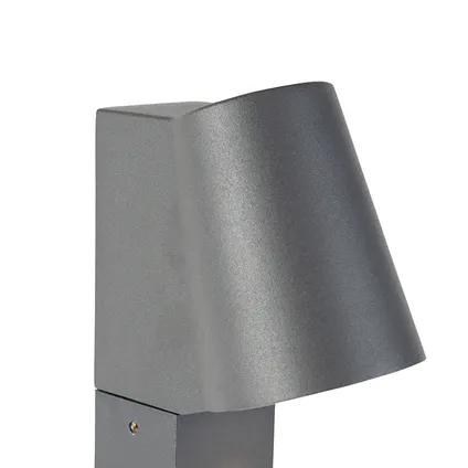QAZQA Lampe d'extérieur sur pied moderne anthracite avec LED - Uma 3