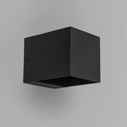 QAZQA Set van 3 moderne wandlampen zwart - Transfer 8