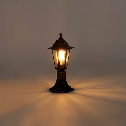 QAZQA Lampe d'extérieur laiton antique IP44 - New Haven 9