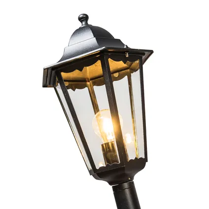 Klassieke staande buitenlamp zwart 170cm IP44 - New Orleans 1 6