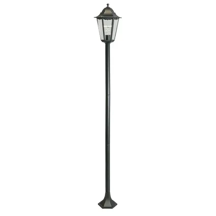 Klassieke staande buitenlamp zwart 170cm IP44 - New Orleans 1 8