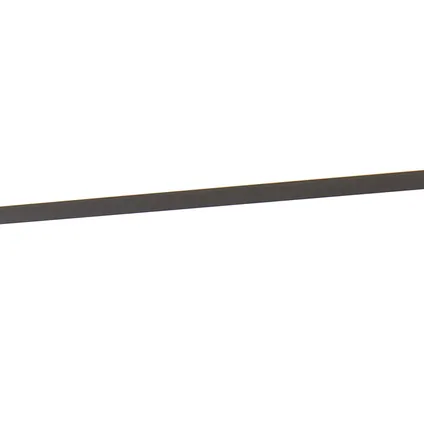 QAZQA Moderne plafondlamp zwart incl. LED 80 cm - Liv 3