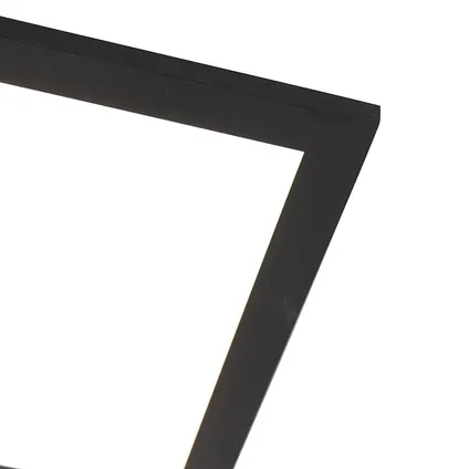 QAZQA Moderne plafondlamp zwart incl. LED 80 cm - Liv 5