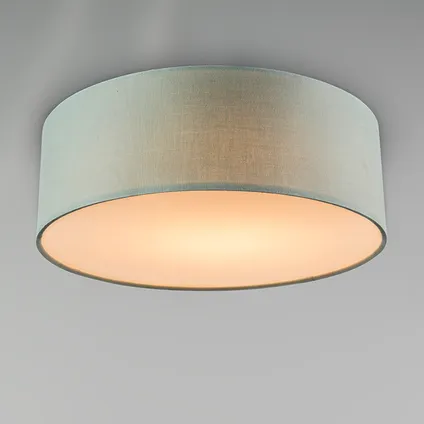 QAZQA Plafondlamp groen 30 cm incl. LED - Drum LED 2