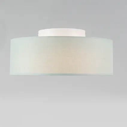 QAZQA Plafondlamp groen 30 cm incl. LED - Drum LED 3