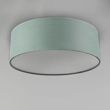 QAZQA Plafondlamp groen 30 cm incl. LED - Drum LED 8