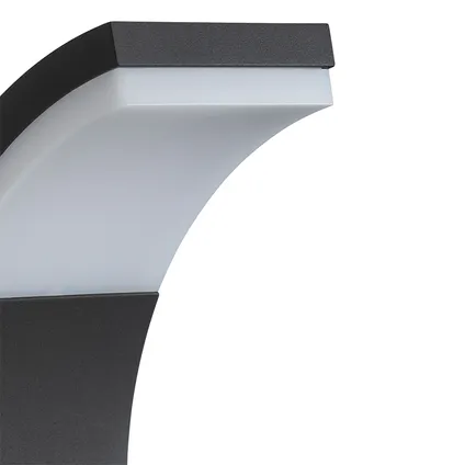 QAZQA Moderne buitenpaaltje antraciet 60 cm incl. LED IP54 - Litt 3