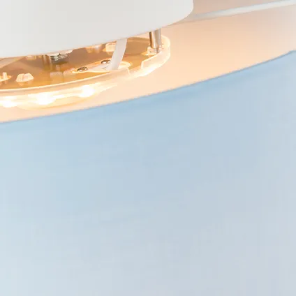 QAZQA Plafondlamp blauw 40 cm incl. LED - Drum LED 6