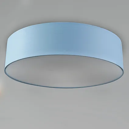 QAZQA Plafondlamp blauw 40 cm incl. LED - Drum LED 8
