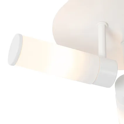 QAZQA Moderne badkamer plafondlamp wit 3-lichts IP44 - Bath 3