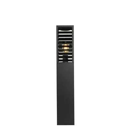 QAZQA Moderne staande buitenlamp zwart 80 cm IP44 - Reims 8
