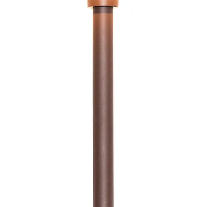 QAZQA Spot à pointes moderne brun rouille avec LED IP54 - Skyf 7