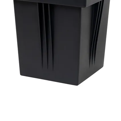 QAZQA Moderne grondspot zwart verstelbaar IP65 - Oneon 5
