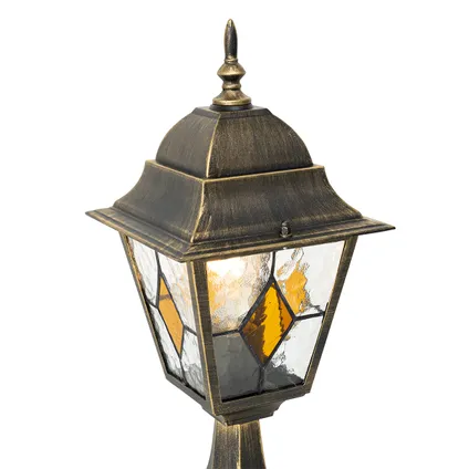 QAZQA Vintage buiten lantaarn antiek goud 45 cm - Antigua 6