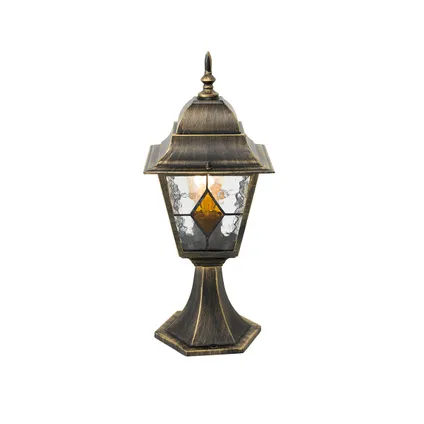 QAZQA Vintage buiten lantaarn antiek goud 45 cm - Antigua 9