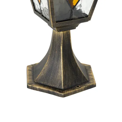 QAZQA Vintage buiten lantaarn antiek goud 45 cm - Antigua 10