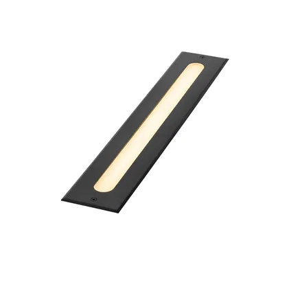 QAZQA Spot de sol moderne noir 50 cm avec LED IP65 - Eline 7